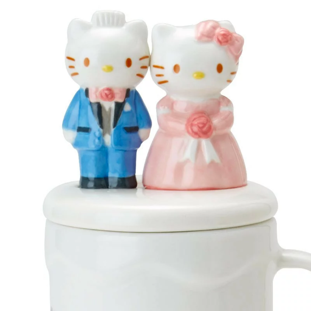 【預購】日本 Sanrio Hello Kitty Dear Daniel 結婚情侶茶壺茶杯禮盒