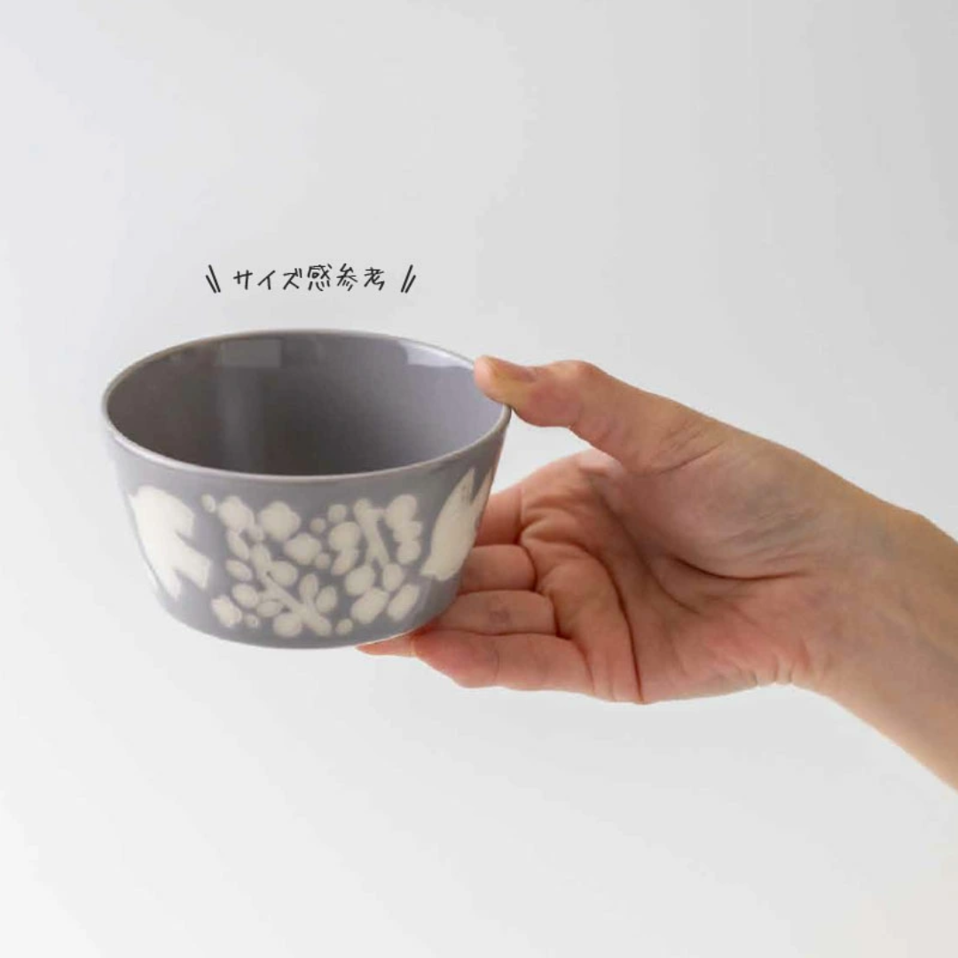 【預購】日本 Minorutouki LINTU 美濃燒 釉下彩 陶瓷小鳥深餐盤 /餐碟 / 餐碗 / 拉麵碗