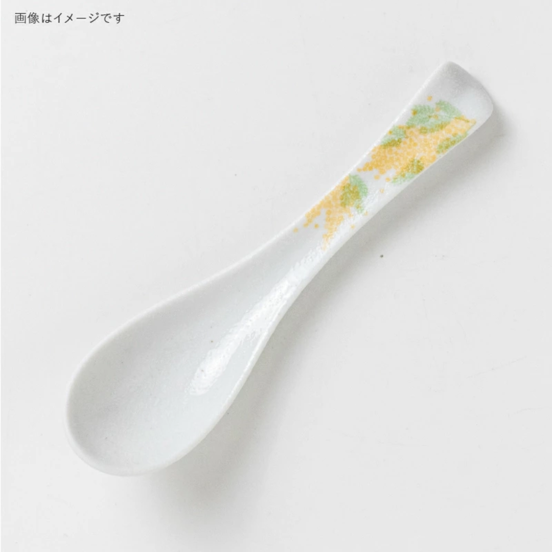 【預購】日本製 Minorutouki mimosa 美濃燒陶瓷拉麵湯碗 / 深餐盤 / 湯匙