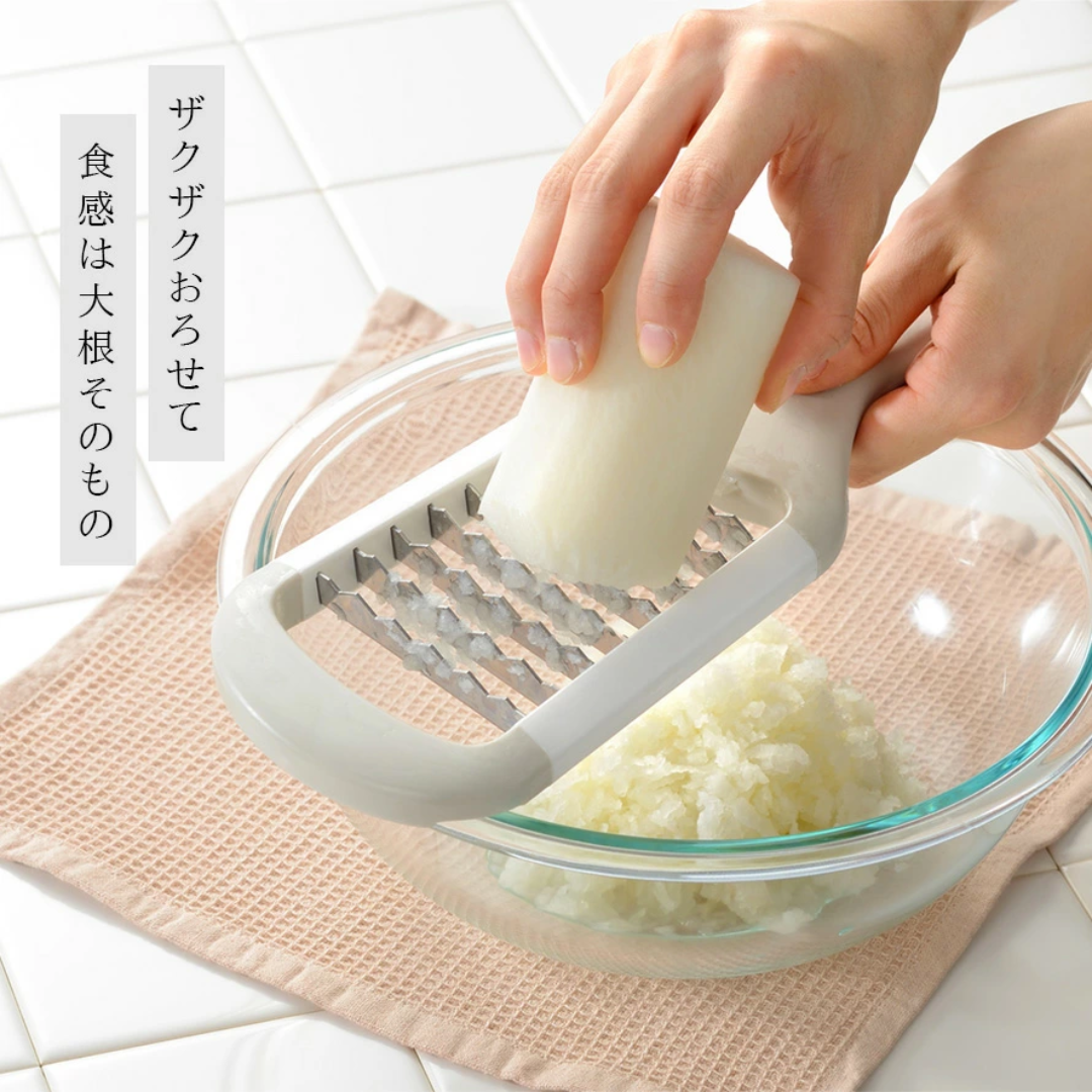 【預購】日本製 Arnest 不鏽鋼蘿蔔磨泥專用刨絲器