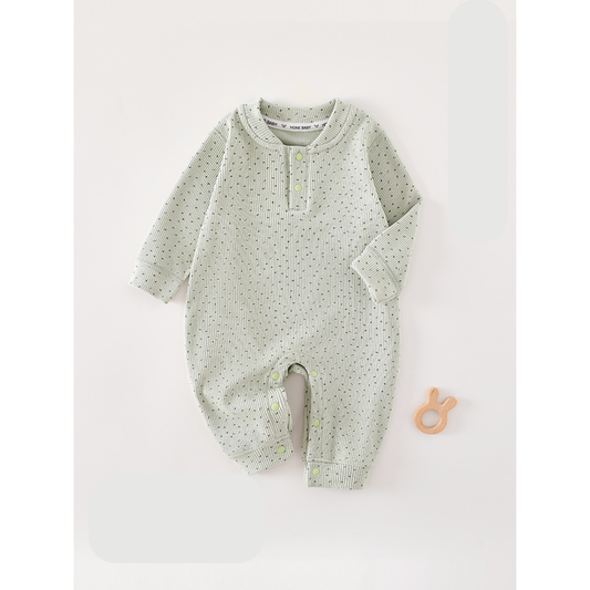 【現貨】冬季嬰兒淡雅無骨連身衣｜秋季舒適爬爬服