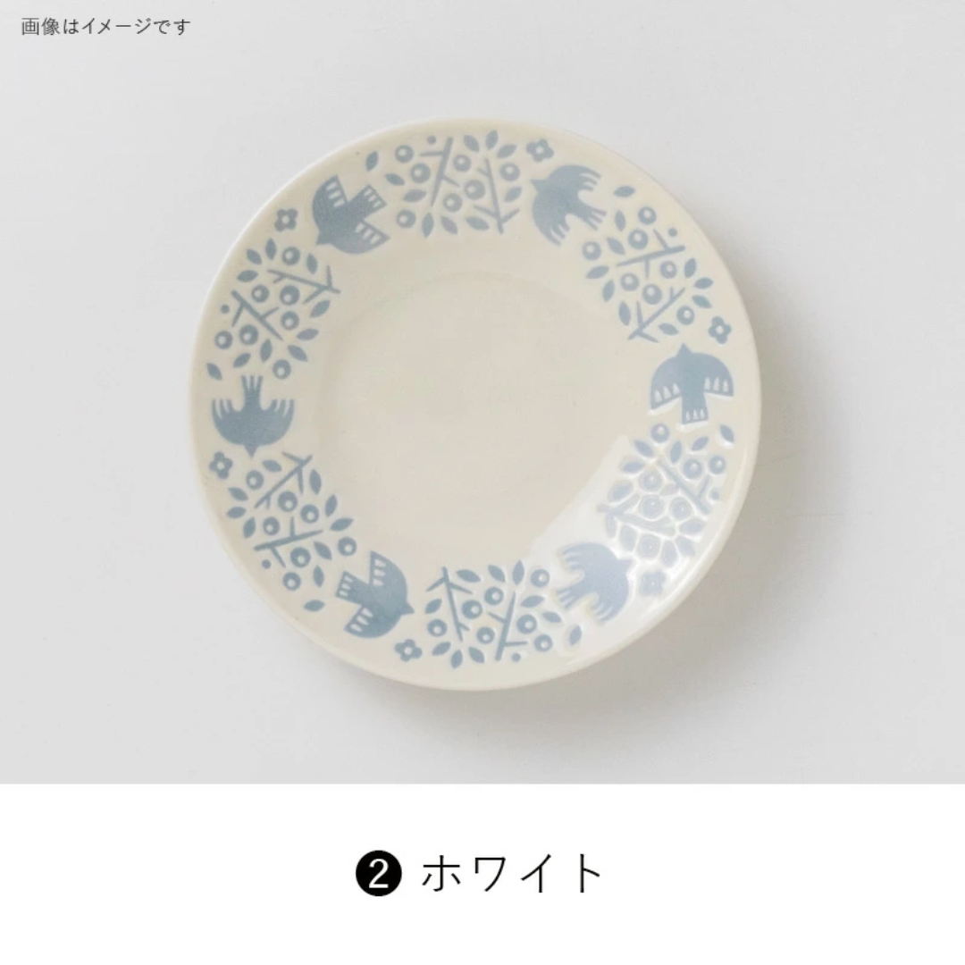 【預購】日本 Minorutouki LINTU 美濃燒 釉下彩 陶瓷小鳥深餐盤 /餐碟 / 餐碗 / 拉麵碗