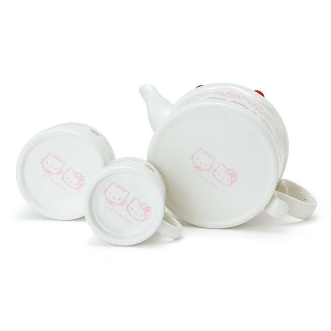 【預購】日本 Sanrio Hello Kitty Dear Daniel 結婚情侶茶壺茶杯禮盒