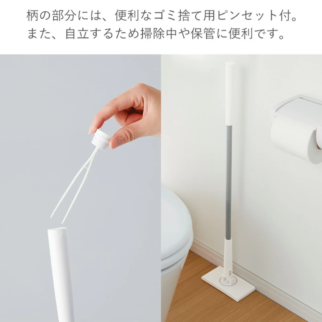 【預購】日本進口 COGIT 靜電除塵按壓式免手洗懶人平板拖把