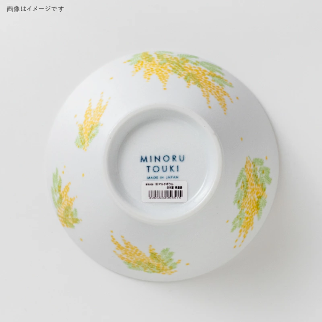 【預購】日本製 Minorutouki mimosa 美濃燒陶瓷拉麵湯碗 / 深餐盤 / 湯匙