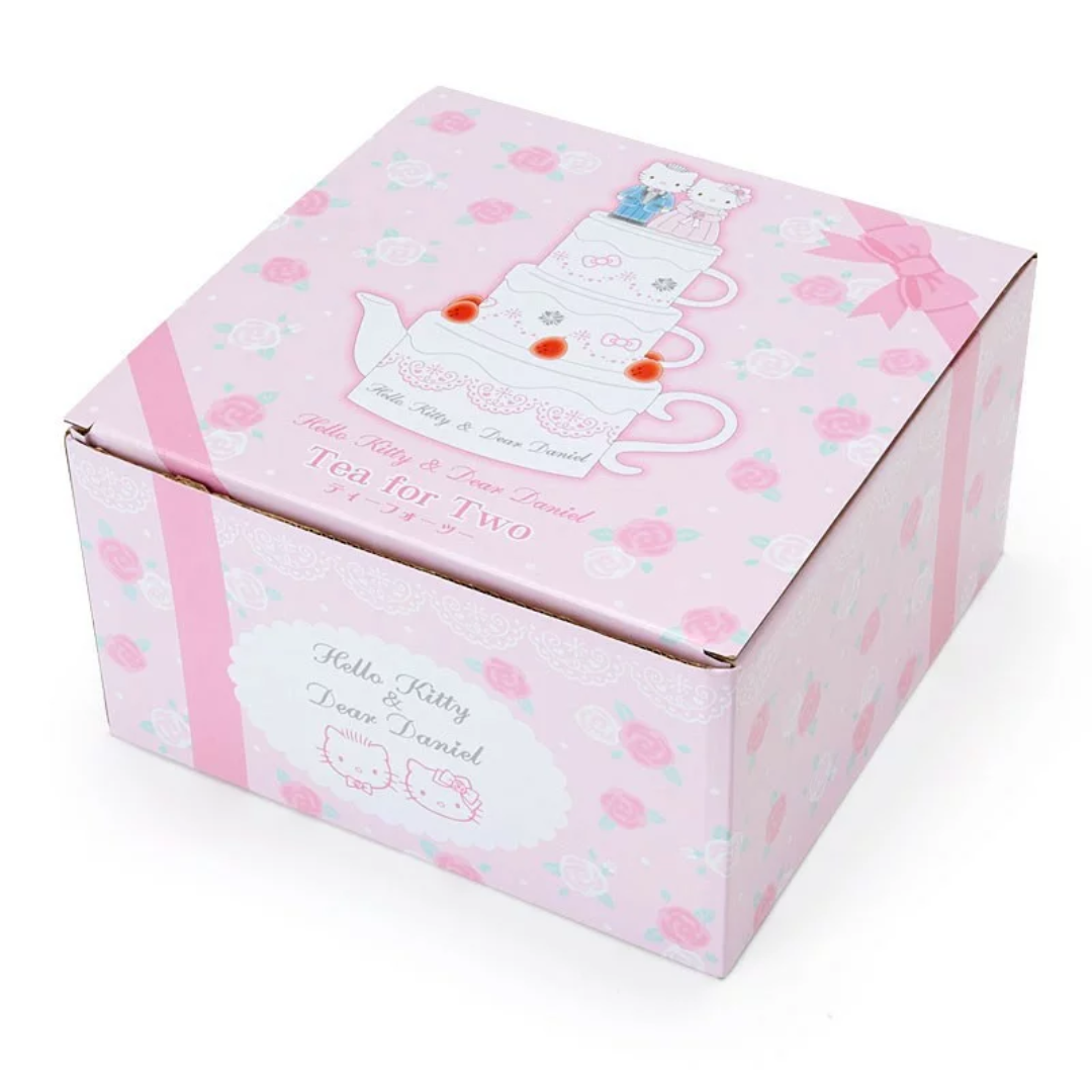 【預購】日本 Sanrio Hello Kitty Dear Daniel 結婚情侶茶壺茶杯禮盒