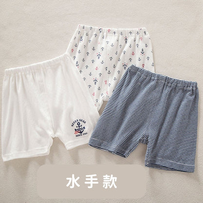 【預購】夏季 男寶寶純棉薄款寬鬆睡褲 運動褲 (1包3條)