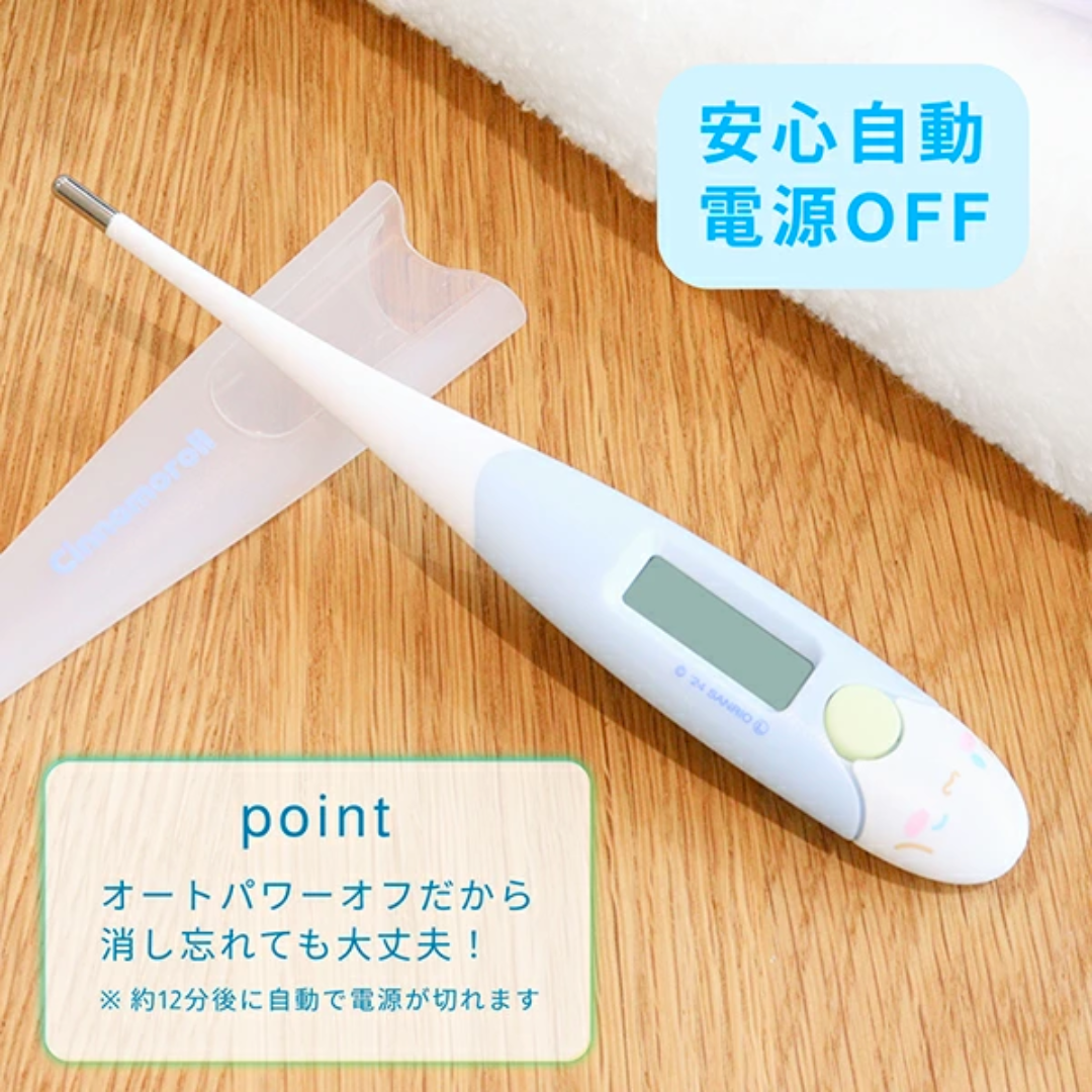【預購】日本進口 Dretec x Sanrio限定 Kuromi玉桂狗Melody 家用兒童腋下口腔溫度計