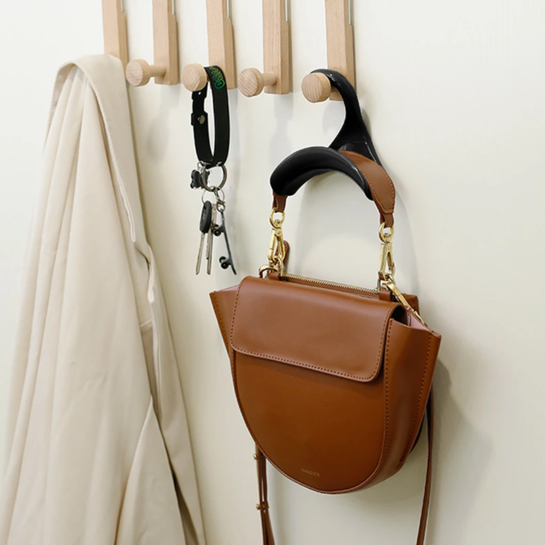 【預購】日本 Shimoyama 霜山 多功能手袋領帶絲巾帽子拱形掛架衣架 (4入)