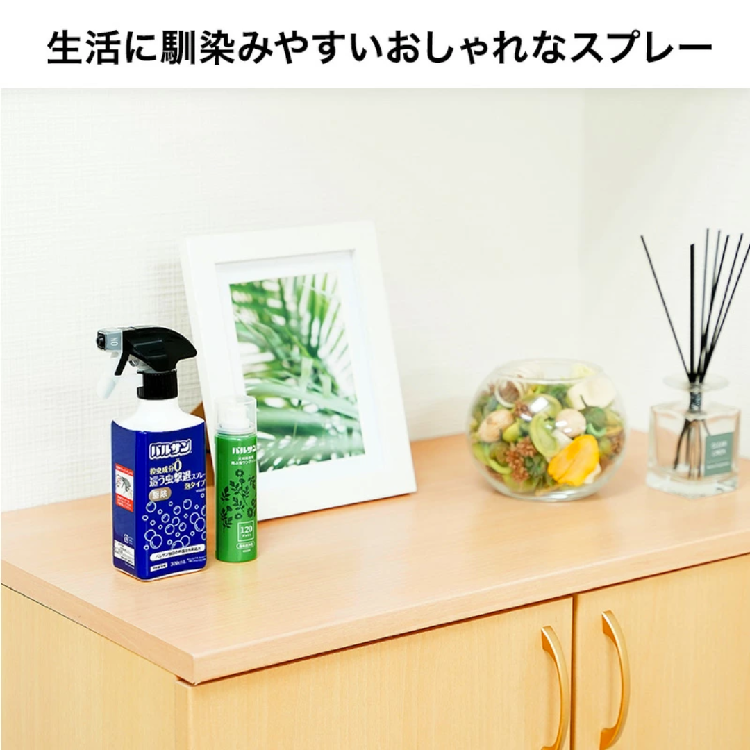 【現貨】日本製 Lec Varsan 窒息停行不含殺蟲劑殺蟲泡沫噴霧 (320ml)