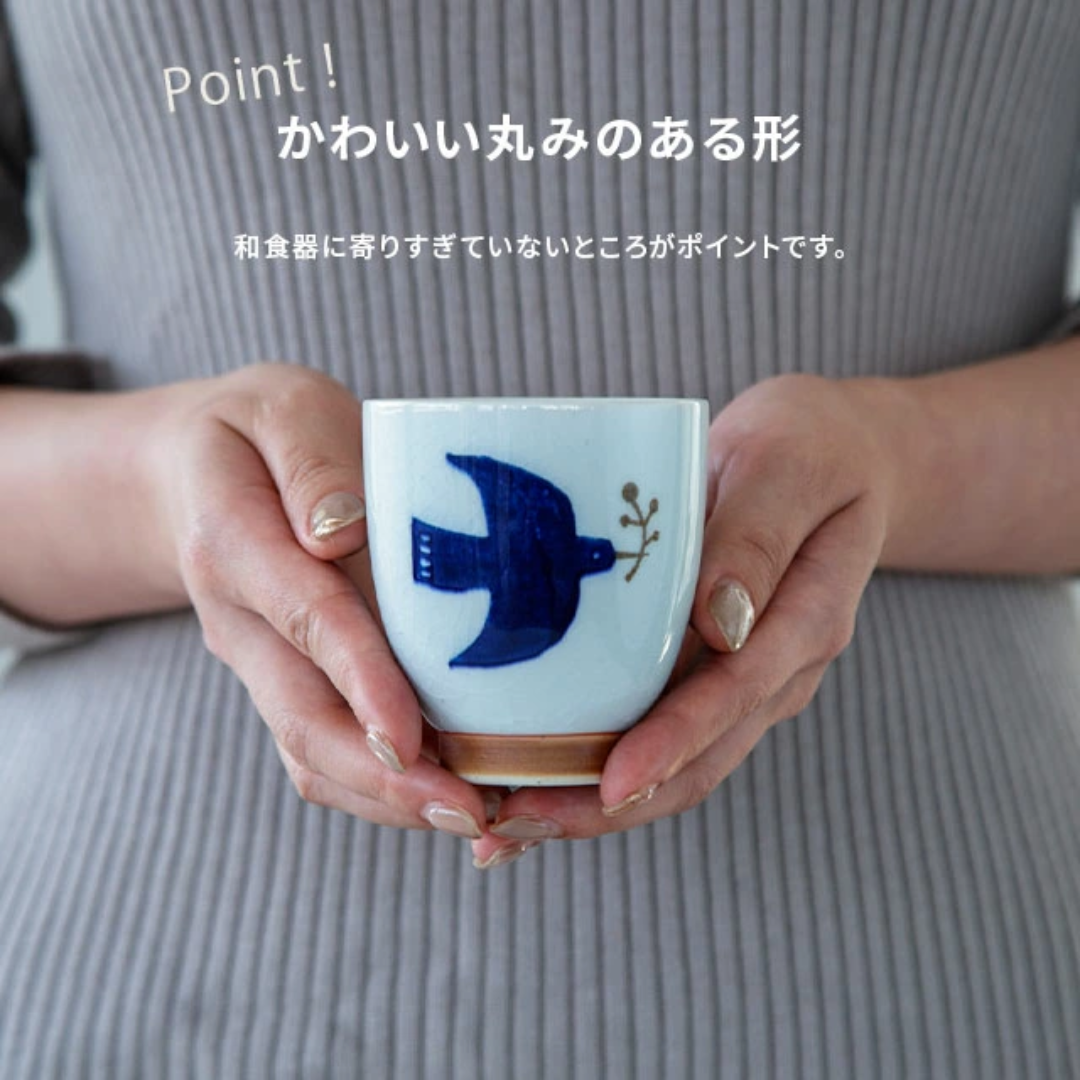 【預購】日本製 北歐風 Kukka Lokki Hasami-yaki 海鷗煎茶杯 / 飯碗