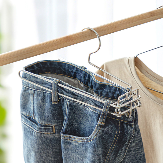 【預購】日本 Shimoyama 霜山 304不鏽鋼立體通風速乾晾褲架