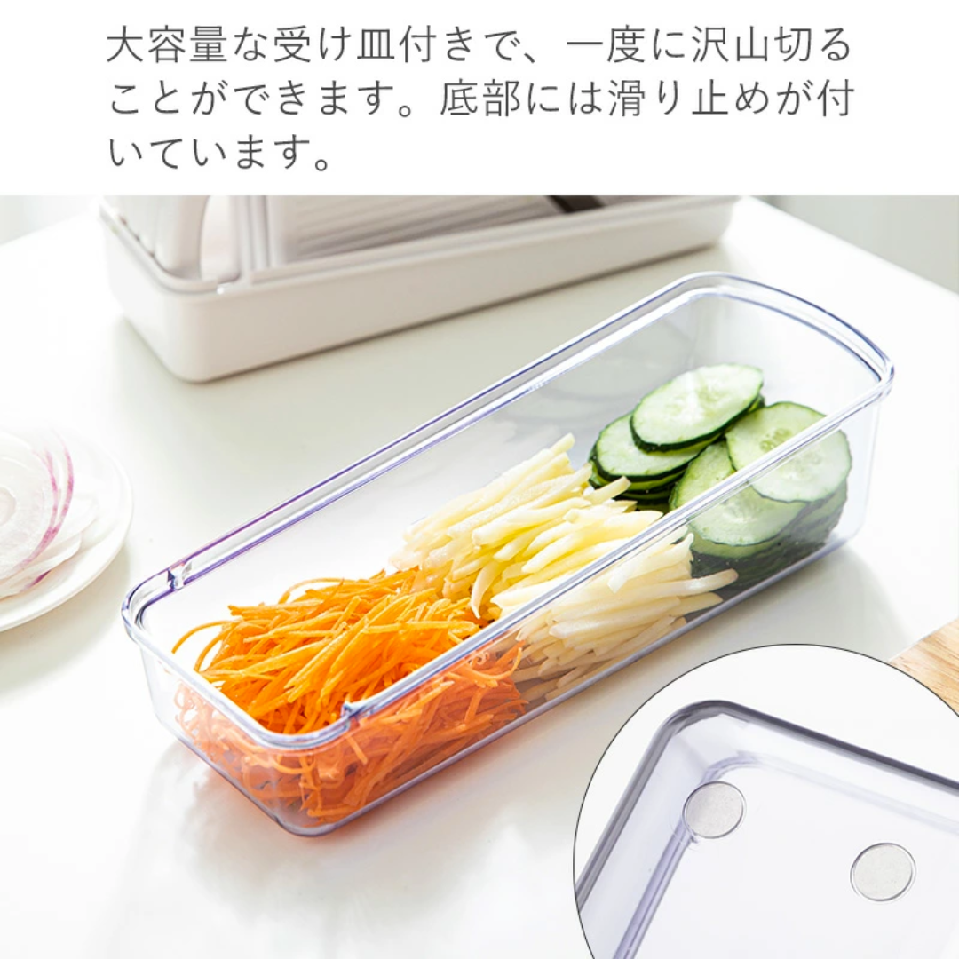 【預購】日本製 Shimomura下村工業 野菜工房 多功能刨絲切片器 4合1套裝