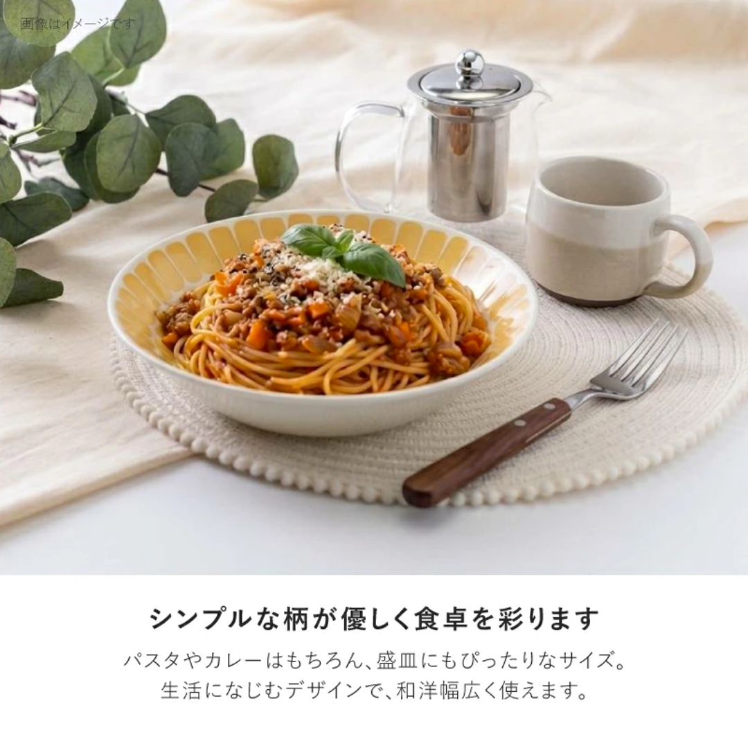 【預購】日本製 Minorutouki amis系列 復古暖黃溫柔感陶瓷餐碟碗杯