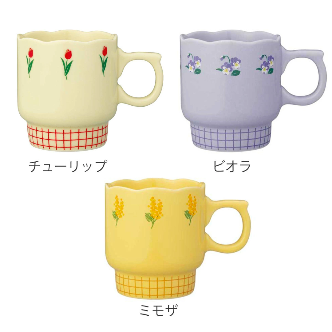 【預購】日本 DECOLE Bloomy Mug 花綻立體花卉馬克杯 (300ml)