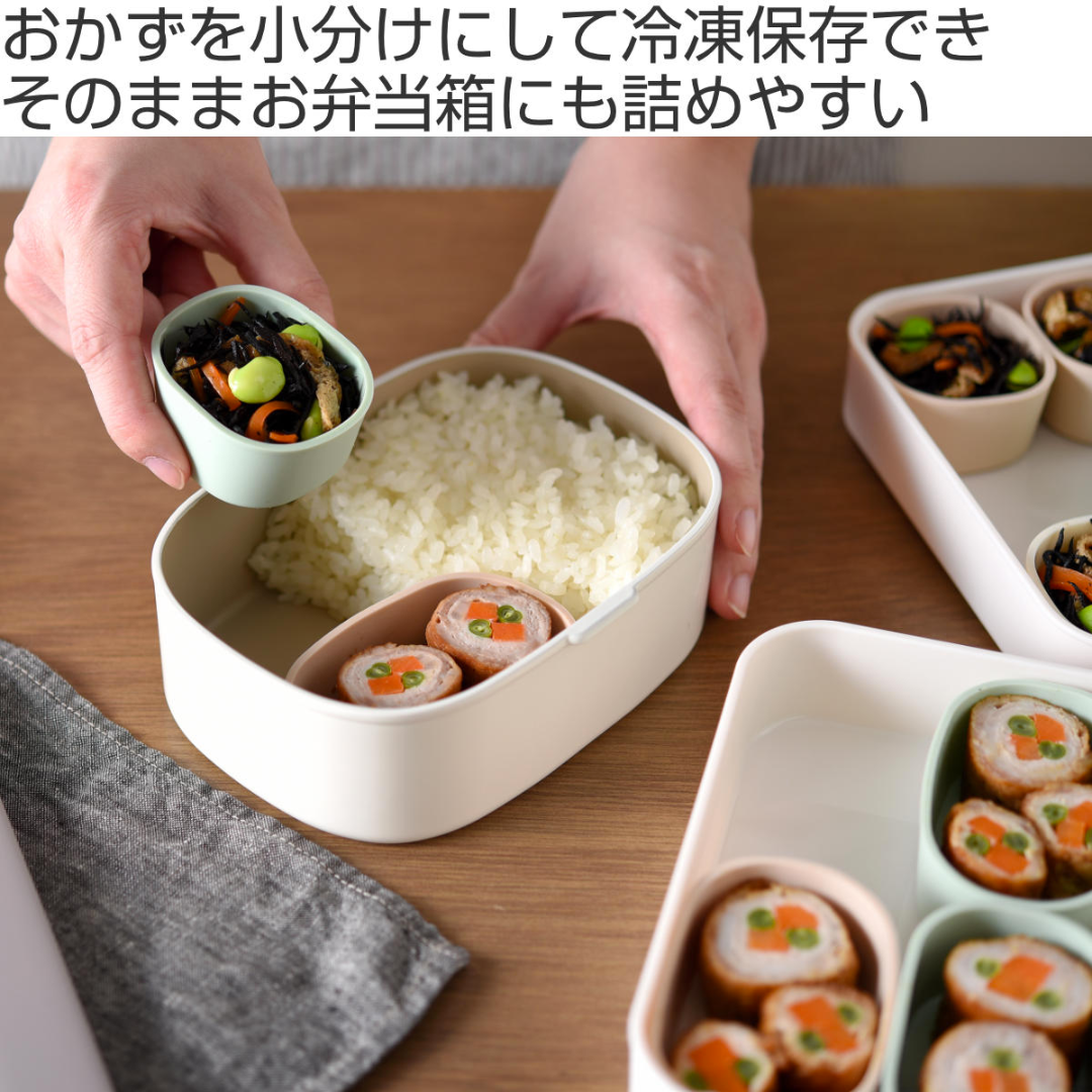 【預購】日本進口 Arnest 圓角矽膠小分裝杯保存盒（標準型 / 橢圓型）｜備餐副食品必備