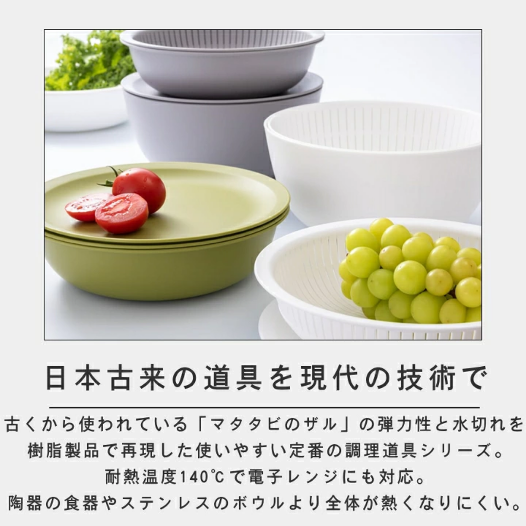 【預購】日本 Like-it 多功能洗米瀝水盆與料理盆 6件套組