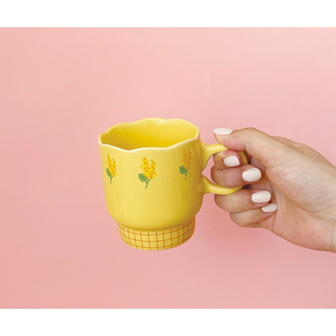 【預購】日本 DECOLE Bloomy Mug 花綻立體花卉馬克杯 (300ml)
