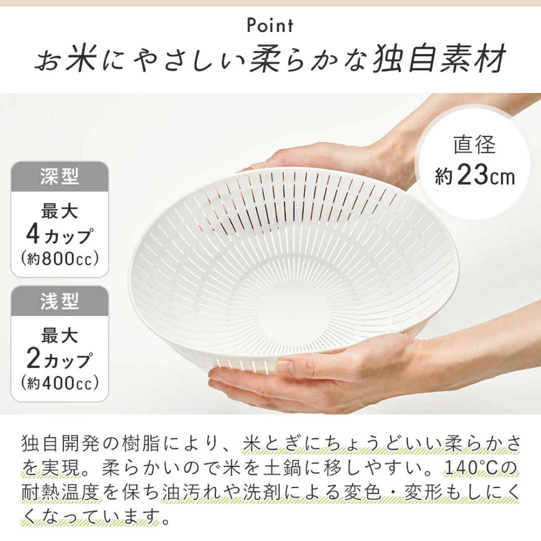 【預購】日本 Like-it 多功能洗米瀝水盆與料理盆 6件套組