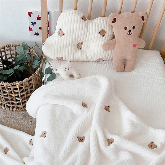 【預購 / 現貨】嬰兒 雲朵定型 刺繡枕頭 - Cnjpkitchen ❤️ 🇯🇵日本廚具 家居生活雜貨店