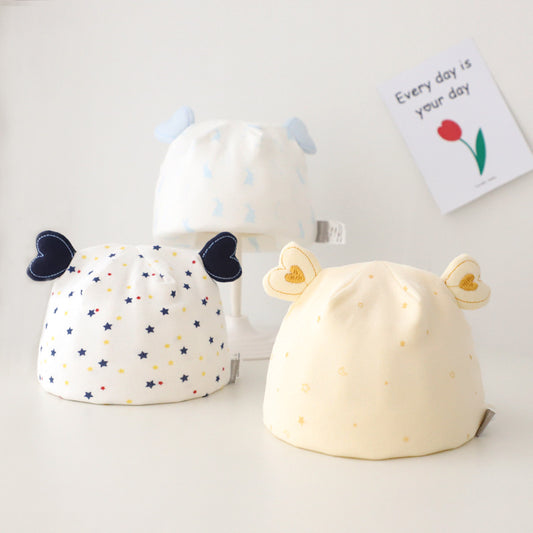 【預購】新生嬰兒 0-3個月出院護頭胎帽 (1套2件) - Cnjpkitchen ❤️ 🇯🇵日本廚具 家居生活雜貨店