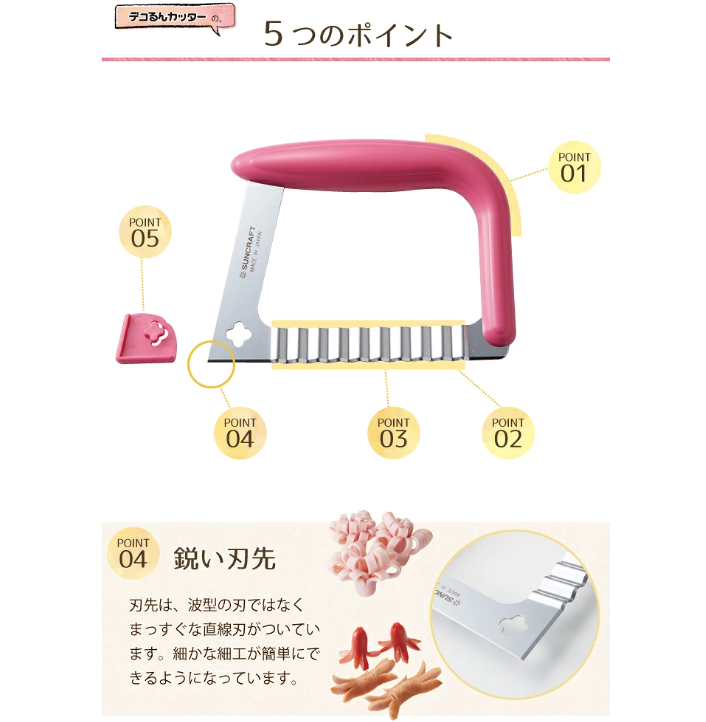 【預購】日本製 SUNCRAFT 川嶋 波浪造型切割器 (附安全防護蓋)