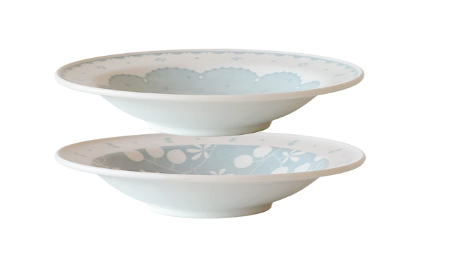 【預購】日本製 井田系列 美濃燒手繪風植物ヤマ吾陶器 (Yamago) 草本花葉陶瓷餐具組