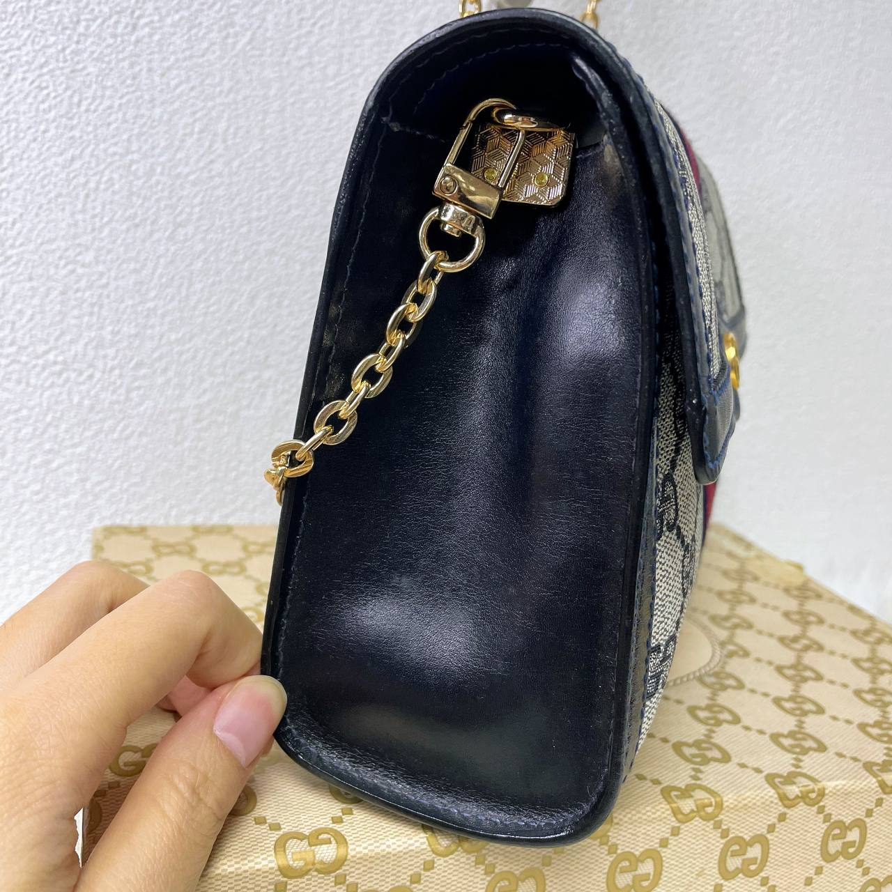 【 In-Stock 】Old Gucci 中古 Sherry Line 手拿包 / 斜揹包