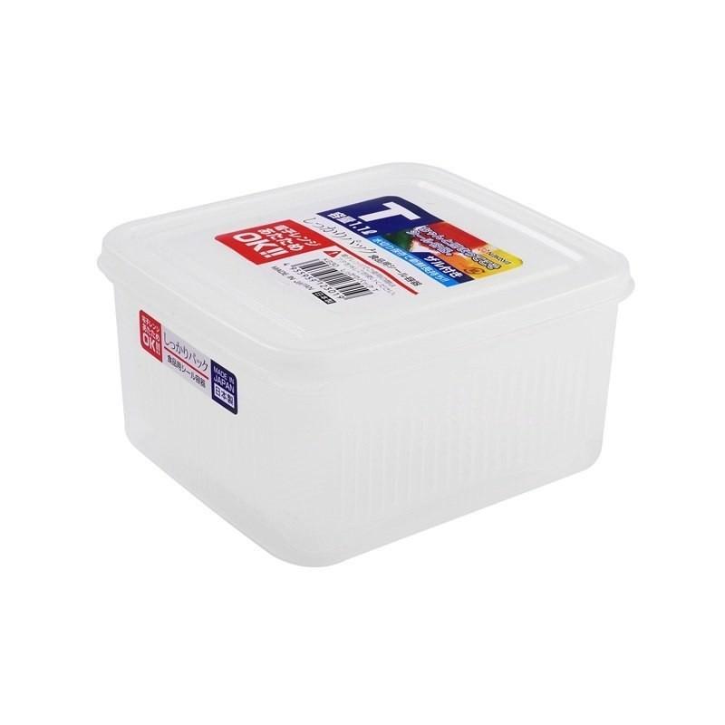 【預購】日本製 NAKAYA 方形瀝水保鮮盒 (1.1ʟ)
