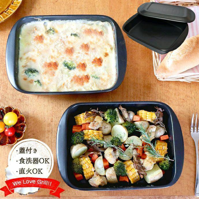 【預購】🇯🇵 日本製 可上火 燒烤盤 (大尺吋) - Cnjpkitchen ❤️ 🇯🇵日本廚具 家居生活雜貨店
