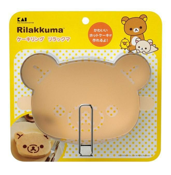 【預購】日本進口 Kaijirushi 鬆弛熊 Rilakkuma 不銹鋼蛋糕環 及 餅乾模SET⠀