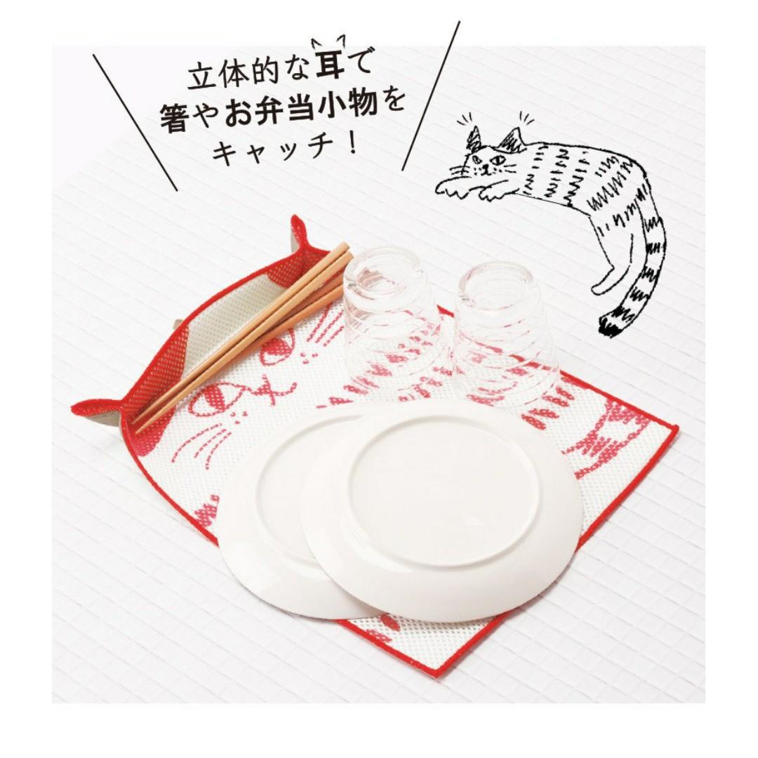 【預購】 🇯🇵日本製 Marna 坐姿貓貓百潔布 及 吸水墊套裝 Cleaning Sponge - Cnjpkitchen ❤️ 🇯🇵日本廚具 家居生活雜貨店