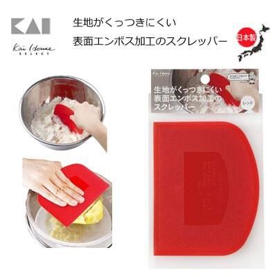 【預購】🇯🇵日本製 Kaijirushi貝印 紅色麵糰切刀 - Cnjpkitchen ❤️ 🇯🇵日本廚具 家居生活雜貨店