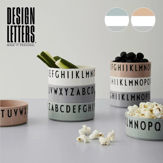 【預購】丹麥 ᴅᴇꜱɪɢɴʟᴇᴛᴛᴇʀꜱ 字母餐碗三件套