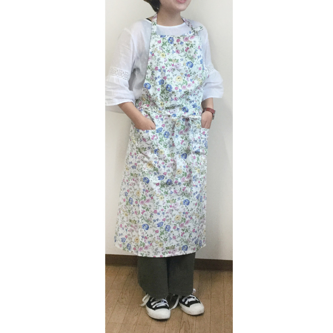【預購】日本製 Koji apron 花卉圖案圍裙 - Cnjpkitchen ❤️ 🇯🇵日本廚具 家居生活雜貨店