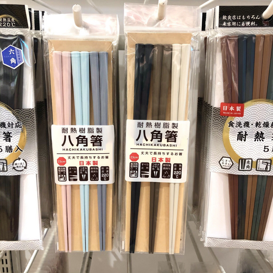 【預購】日本製  NITORI 耐高溫樹脂尖頭防滑筷子 (3入)