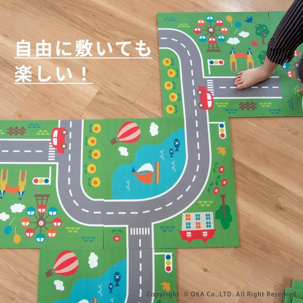 【預購】 日本進口 MY ROAD Play Mat 45 x 45cm (一套4入) - Cnjpkitchen ❤️ 🇯🇵日本廚具 家居生活雜貨店
