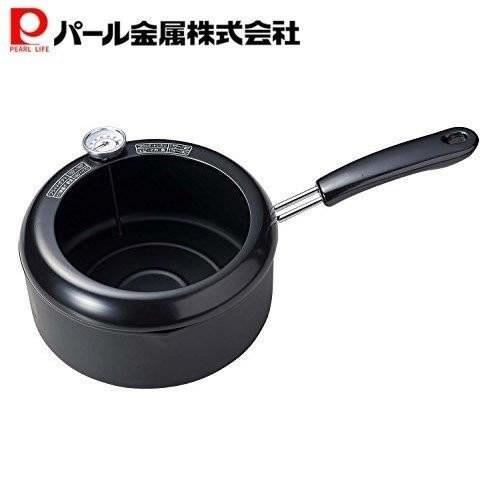 【預購】日本進口 ᴘᴇᴀʀʟ ᴋɪɴᴢᴏᴋᴜ 天婦羅油炸鍋20ᴄᴍ (附溫度計) - Cnjpkitchen ❤️ 🇯🇵日本廚具 家居生活雜貨店