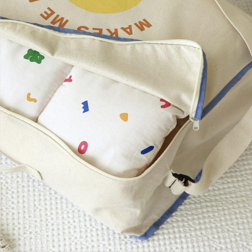 【現貨】哈哈笑棉被褥大容量收納手提袋 - Cnjpkitchen ❤️ 🇯🇵日本廚具 家居生活雜貨店