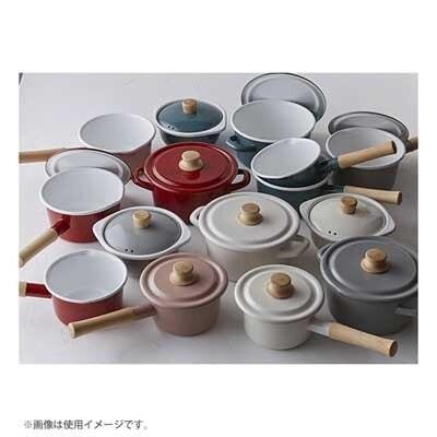 【預購】日本進口 Honey Ware Cocotte 2柄帶蓋富士搪瓷鍋 (18ᴄᴍ)