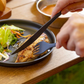【預購】日本製 LALPHA 黑色户外燒烤露營刀叉勺（六件套）
