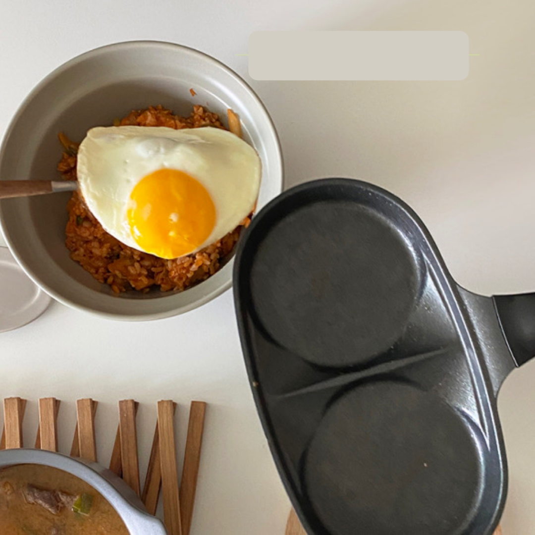 【預購】韓國製 迷你雙邊煎蛋早餐平底鍋 - Cnjpkitchen ❤️ 🇯🇵日本廚具 家居生活雜貨店