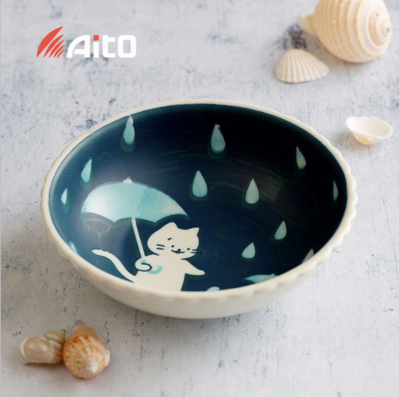 【現貨】日本製 AITO CAT on SUNDAY 美濃燒陶瓷碗碟