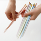 【預購】日本製 AOBA  顏色鉛筆造型尖頭木筷子 (5入)