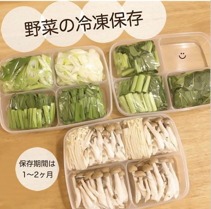【預購】日本製 NAKAYA 寶寶輔食備菜分格保鮮盒 (2入) - Cnjpkitchen ❤️ 🇯🇵日本廚具 家居生活雜貨店