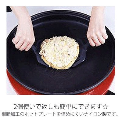 【預購】日本製 Kaijirushi 貝印 大板燒鍋鏟 (2入) - Cnjpkitchen ❤️ 🇯🇵日本廚具 家居生活雜貨店