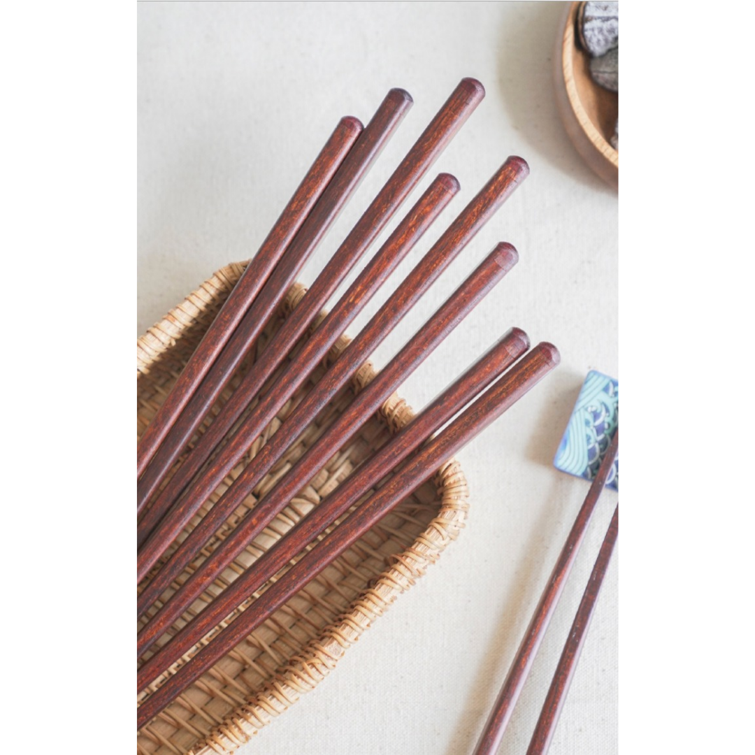 【預購】日本製 天然木竹制筷子套装 (5入) - Cnjpkitchen ❤️ 🇯🇵日本廚具 家居生活雜貨店