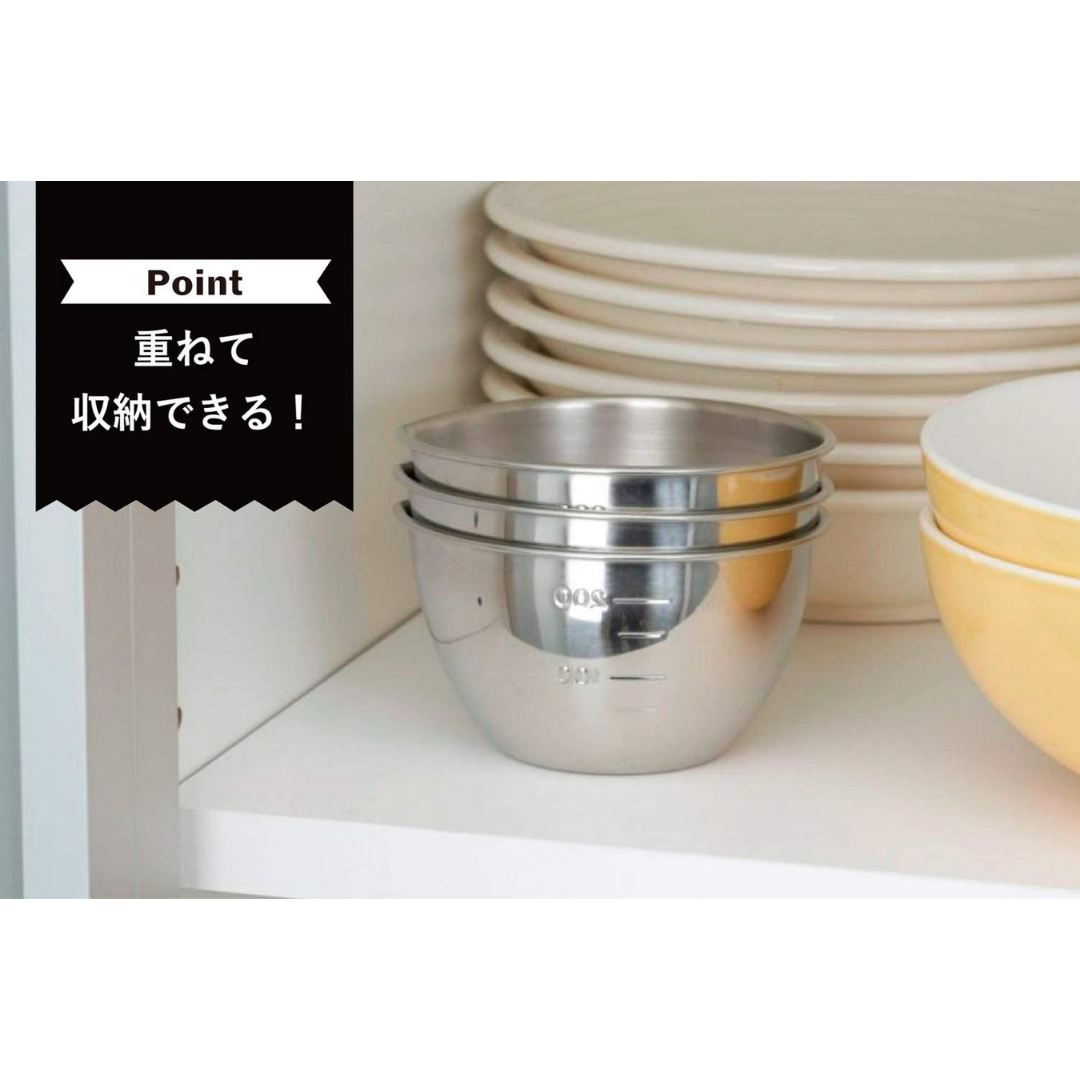 【預購】日本製 PEARL KINZOKU  不銹鋼小碗 (3入)