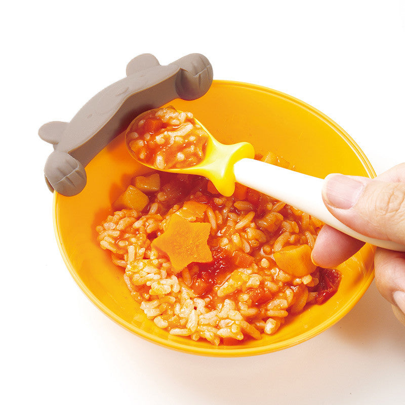 【預購】Marna 兒童輔食 防溢組合矽膠軟餐具