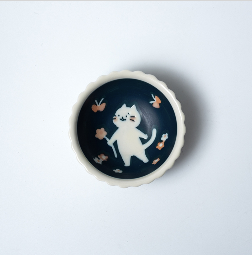 【現貨】日本製 AITO CAT on SUNDAY 美濃燒陶瓷碗碟 - Cnjpkitchen ❤️ 🇯🇵日本廚具 家居生活雜貨店